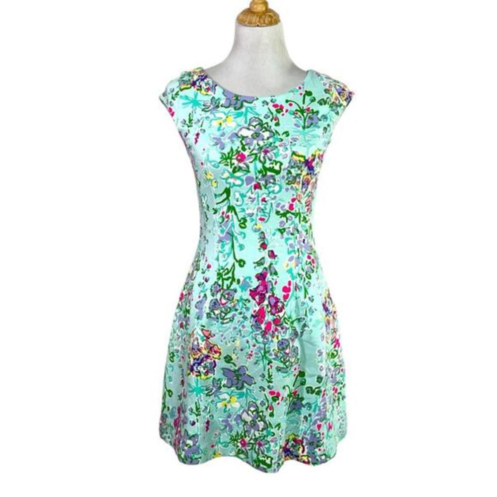 Lilly Pulitzer Briella Dress size XS in Pool Blue Southern Charm
